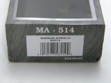 Marbles Stag/Stag MA-514 Damascus Bowie Fixed Blade Sheath Knife in Box