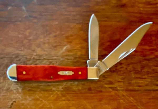 Case xx  Smooth Old Red Bone Swell Center Jack Stainless 11325 PocketKnife NIB