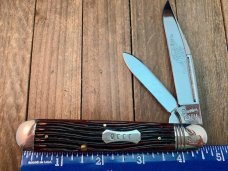Queen City Cutlery Classics English Jack Antique Green Winterbottom Bone 