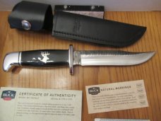 Buck 2009 Special Edition Buffalo Horn Fixed Blade Model # 119