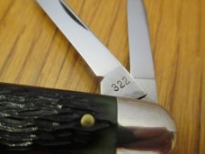 Great Eastern 2022 Mint Chocolate Jigged Bone Schaffer Farms Whittler Model # 592322