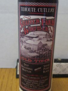 Great Eastern 2022 Mint Chocolate Jigged Bone Schaffer Farms Whittler Model # 592322