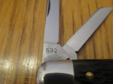 Great Eastern 2022 Mint Chocolate Jigged Bone Schaffer Farms Whittler Model # 592322