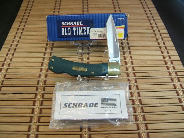 SCHRADE OLD TIMER 5OTG BRUIN LOCKBACK U.S.A. MADE VINTAGE KNIFE IN MINT CONDITION WITH BOX & PAPERS SCHRADE OLD TIMER 5OTG BRUIN LOCKBACK U.S.A. MADE VINTAGE KNIFE IN MINT CONDITION WITH BOX & PAPERS