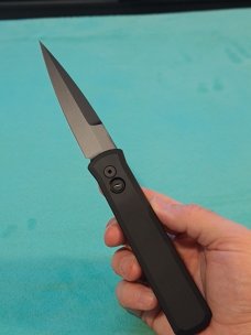 Pro-Tech Godfather Operator Automatic Knife Black