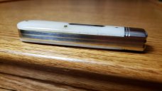 Great Eastern Waynorth Cutlery The Rider by C.C. Smooth White Bone Harness Jack NEW W/Tube & Button