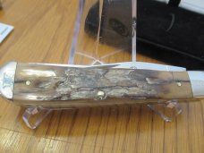 Case XX 2003 Mammoth Bark Ivory Rat Trapper Pattern # OI254 SS