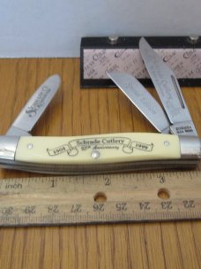 Schrade Special Edition Scrimshaw 1904 to 1999 Stockman Model  585 SC