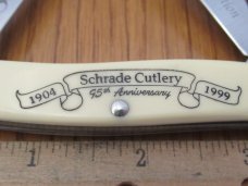 Schrade Special Edition Scrimshaw 1904 to 1999 Stockman Model # 585 SC