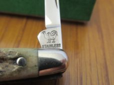 Hen & Rooster Bertram Cutlery Solingen Germany Stag  Pattern # 542DS