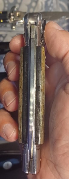 AKC SHELL PULLER WITH BEAUTIFUL ABALONE SHELL 