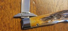 1971 CASE XX USA 5111 1/2 Stag CHEETAH Swing Guard Lockback Knife 9 dots SMALL Tang Stamp