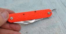 Camillus Straight Line Chute Knfe Minty Vietnam Era Never Honed Rast Tight Bail Perfect Handles 