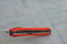 Schrade Walden NY USA Stainless Chute Knife Bail Factory Edge Tight Fast Out Vietnam Era 