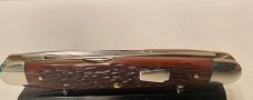 2006 Schatt & Morgan 042125 Muskrat , Caramel Jigged Bone  1 of 100 with Box USA