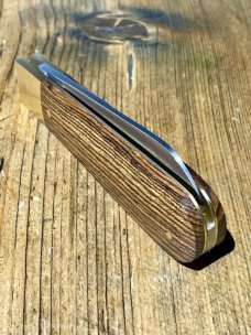 Michael May Traditional Lambsfoot with Becote scales and Lambsfoot blade