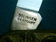 VINTAGE ARNEX SOLINGEN GERMANY POCKET WATCH FOB EQUAL END CIGAR PEN JACK KNIFE KNIVES OLD TOOLS