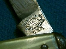 VINTAGE SAMCO NASHVILLE USA FOLDING POCKET EQUAL END PEN JACK KNIFE KNIVES OLD