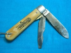 VINTAGE COLONIAL USA LAND O LAKES AD TL29 TL-29 ELECTRICIANS FOLDING POCKET JACK KNIFE KNIVES OLD