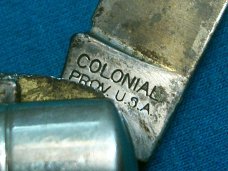 VINTAGE COLONIAL USA LAND O LAKES AD TL29 TL-29 ELECTRICIANS FOLDING POCKET JACK KNIFE KNIVES OLD
