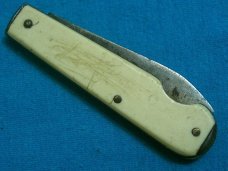 VINTAGE IMPERIAL AMERICAN BOY EASY OPEN JACK FOLDING POCKET KNIFE KNIVES OLD AD MILITARY AIRPLANE