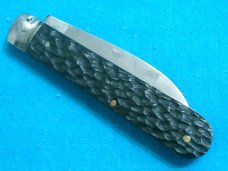 VINTAGE F HERDER A SW SOLINGEN FOLDING POCKET BAREHEAD JACK KNIFE KNIVES OLD JIGGED