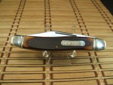 SCHRADE OLD TIMER 858 LUMBERJACK U.S.A. NOS WITH 2 PC. BOX, SLEEVE, PAPERS ALL IN MINT CONDITION
