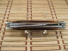 SCHRADE OLD TIMER 858 LUMBERJACK U.S.A. NOS WITH 2 PC. BOX, SLEEVE, PAPERS ALL IN MINT CONDITION