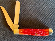 2004 Case XX Red Jigged Bone 6207 Mini Trapper