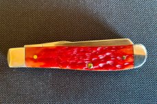 2004 Case XX Red Jigged Bone 6207 Mini Trapper