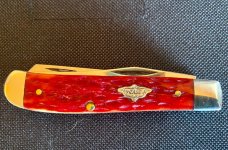 2004 Case XX Red Jigged Bone 6207 Mini Trapper