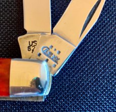 2004 Case XX Red Jigged Bone 6207 Mini Trapper