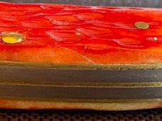 2004 Case XX Red Jigged Bone 6207 Mini Trapper