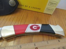 Buck Custom Georgia Bulldog Model 110