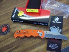 Spyderco Autonomy Automatic Knife Orange H1 Golden, Colo. U.S.A. NIB Scarce!