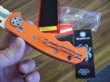 Spyderco Autonomy Automatic Knife Orange H1 Golden, Colo. U.S.A. NIB Scarce!