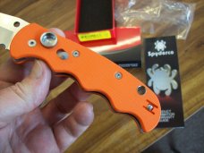 Spyderco Autonomy Automatic Knife Orange H1 Golden, Colo. U.S.A. NIB Scarce!