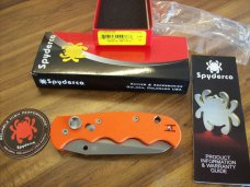 Spyderco Autonomy Automatic Knife Orange H1 Golden, Colo. U.S.A. NIB Scarce!