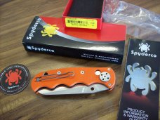 Spyderco Autonomy Automatic Knife Orange H1 Golden, Colo. U.S.A. NIB Scarce!