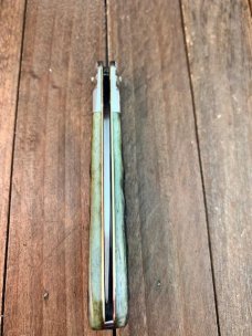 Ka-Bar Dolphin Green Jigged Bone 1989