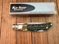 Ka-Bar Dolphin Green Jigged Bone 1989