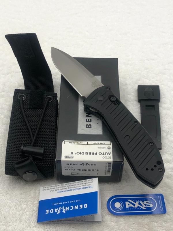 Benchmade 5700 Presidio II Automatic Knife New In Box Made In USA Discontinued