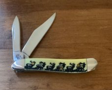 CASE Peanut Knife Yellow Elk 268 of 1000