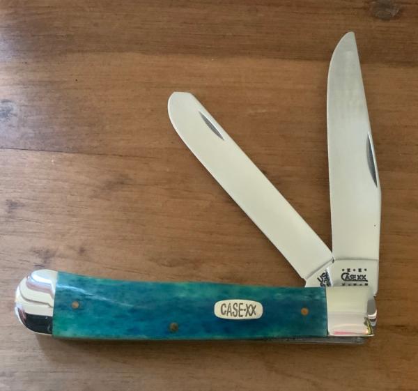 CASE Trapper Blue/Green Appaloosa CASE Trapper Blue/Green Appaloosa
