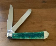 CASE Trapper Blue/Green Appaloosa
