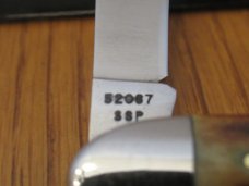 Case XX 1977 Blue Scrol  Stag  Serpentine Jack Pattern # 52087 SSP