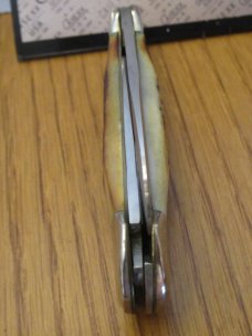 Case XX 1977 Blue Scroll Stag Handle Canoe Pattern # 52131 SSP