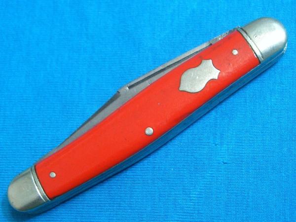 VINTAGE RED BOKER TREE BRAND STOCKMAN PUNCH FOLDING POCKET KNIFE KNIVES OLD VINTAGE RED BOKER TREE BRAND STOCKMAN PUNCH FOLDING POCKET KNIFE KNIVES OLD