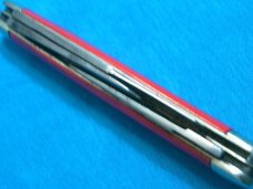 VINTAGE RED BOKER TREE BRAND STOCKMAN PUNCH FOLDING POCKET KNIFE KNIVES OLD