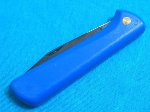 UNITED N STAHL UC8 BLUE FOLDING HUNTING SKINNING SURVIVAL JACK POCKET KNIFE KNIVES
